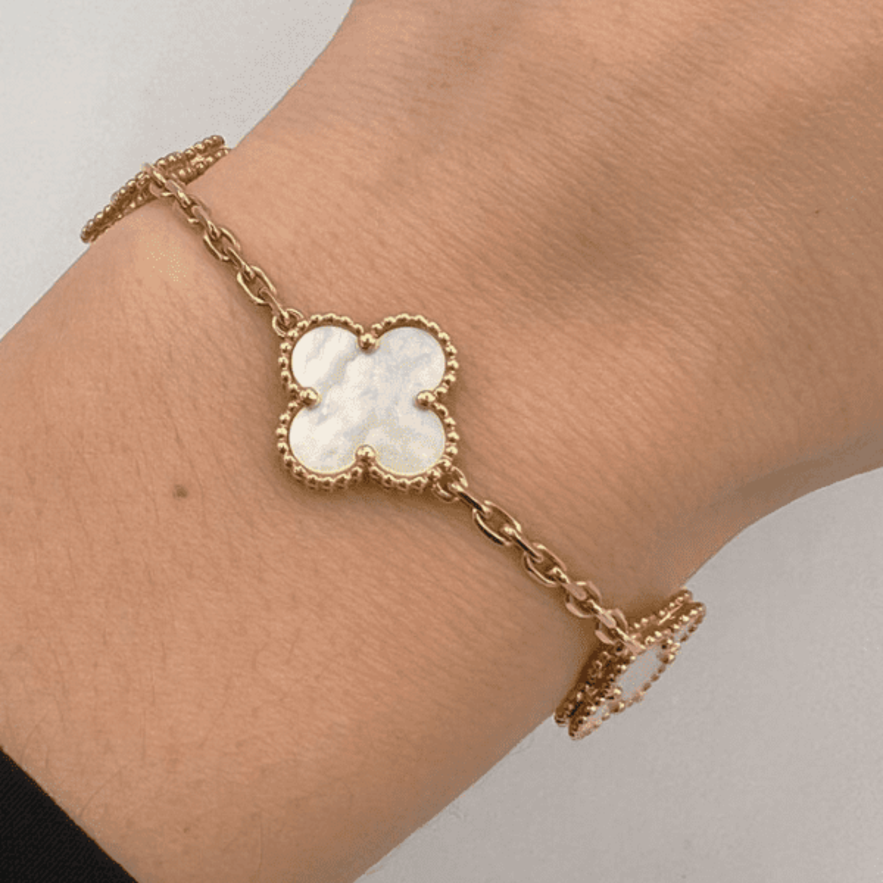 Four-Leaf Clover Bracelet