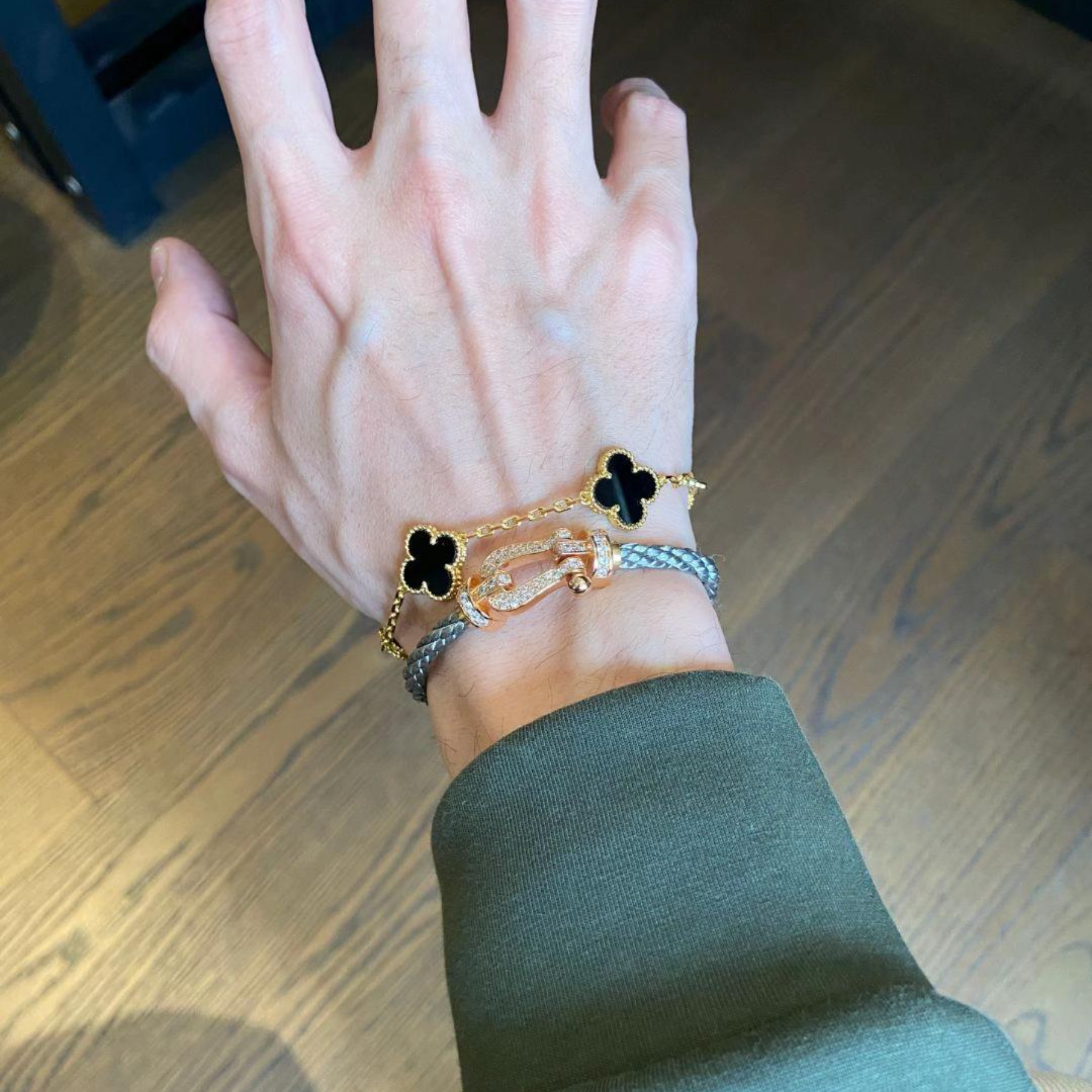 Four-Leaf Clover Bracelet