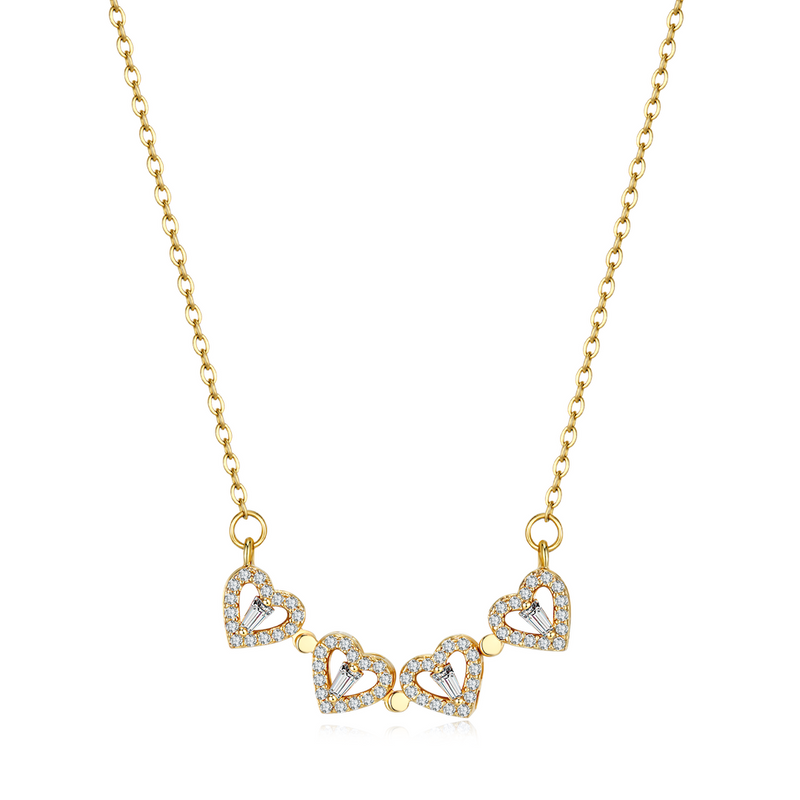 Clover Heart Necklace