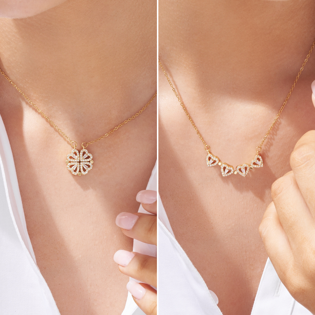 Clover Heart Necklace
